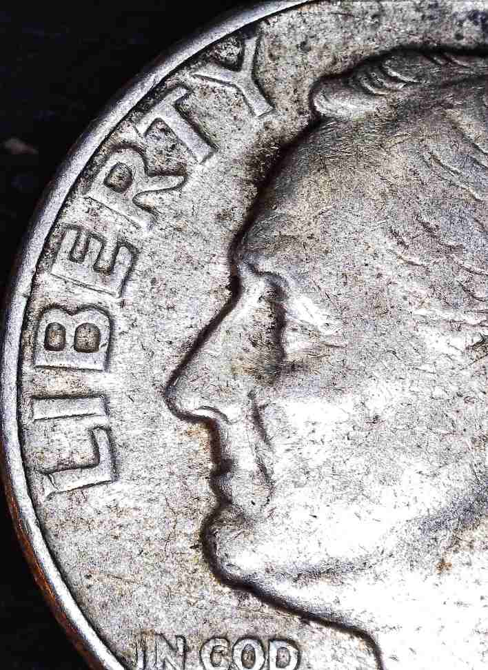 1951-P-Dime...unsure-If-Material-Is-PMD.